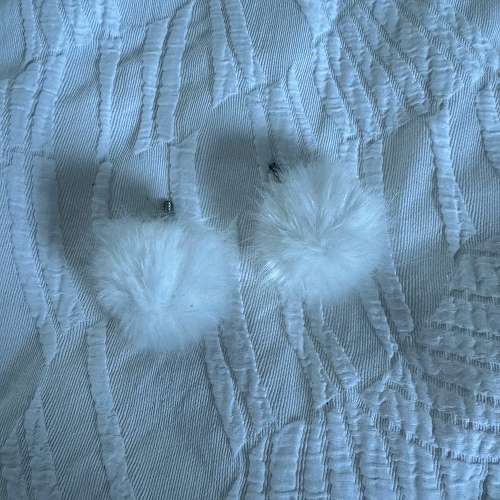 Zara faux fur door knob